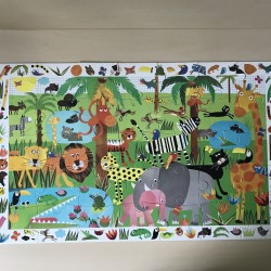 Djeco : Zoek puzzel 35 stukjes. Jungle