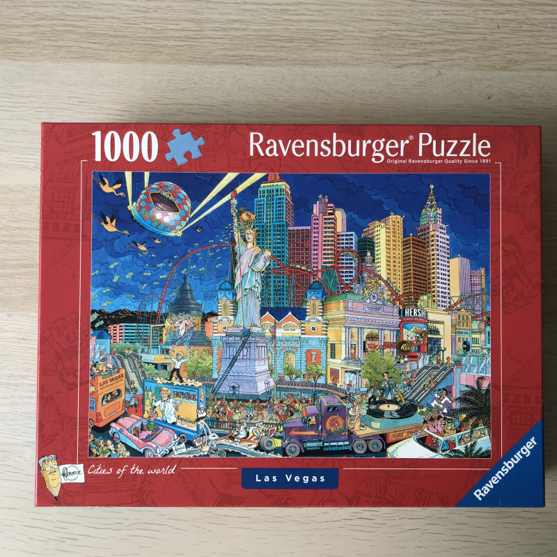 Cities of the world : Las Vegas. Fleroux 1000 stukjes