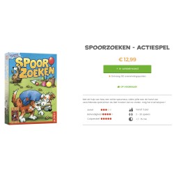 999 Games : Spoor zoeken. (Spoorzoeken)