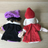 Handpoppen:  Sinterklaas met Piet