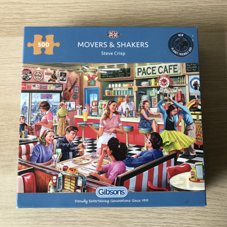 Gibsons : Movers & Shakers. 500 stukjes
