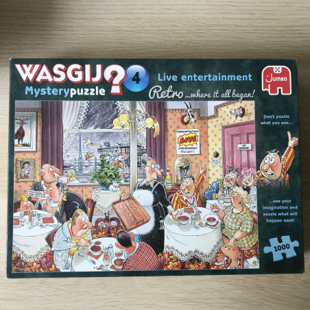 Wasgij :Mystery Puzzle. Live entertainment. Nummer 4. 1000 stukjes.