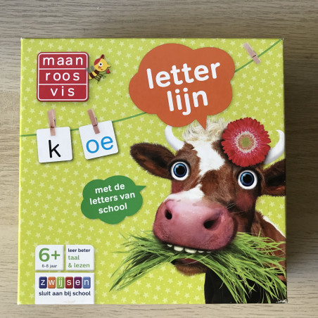 Maan Roos Vis : Letter lijn.