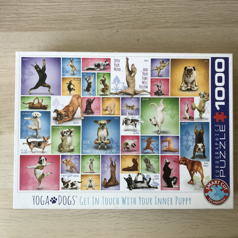 Eurographics : Yoga dogs . 1000 stukjes.