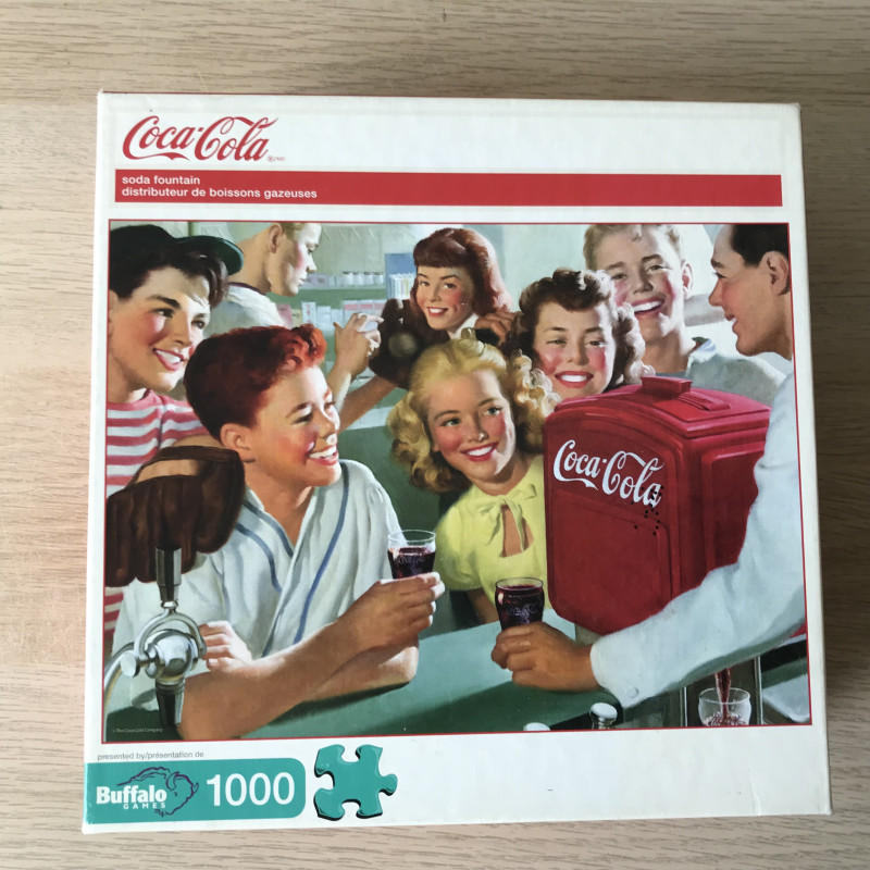 Coca Cola Klassieker.1000 stukjes