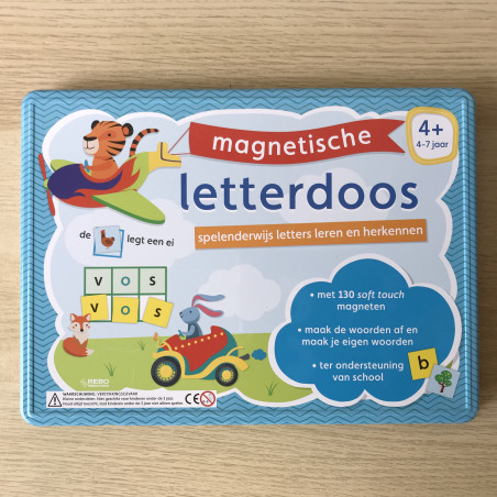 Magnetische letterdoos