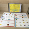 Rompompom : Magnetische letterdoos met de letters van school.