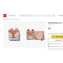 Stoffen boekje Vos