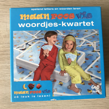 Maan roos vis : Woordjes-kwartet