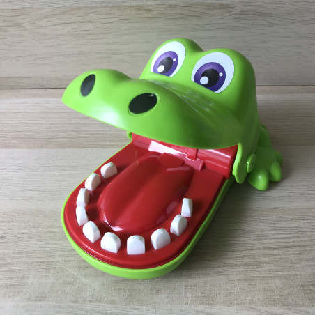 Krokodil met kiespijn
