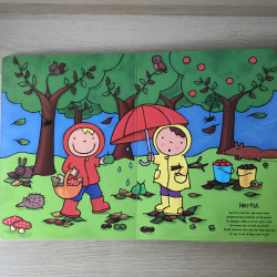 Lente zomer herfst winter. Een kijkboek met versjes