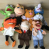 Muppets : 7 handpoppen. Poppenkastpoppen.