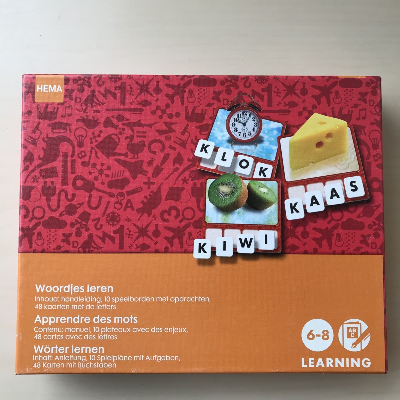 Woordjes leren.