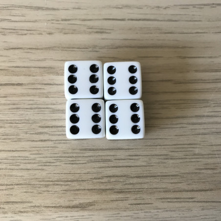 4 losse dobbelstenen