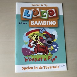 Bambino Loco boekje : Woezel en Pip. Spelen in de tovertuin. Leeftijd 3-5 jaar.