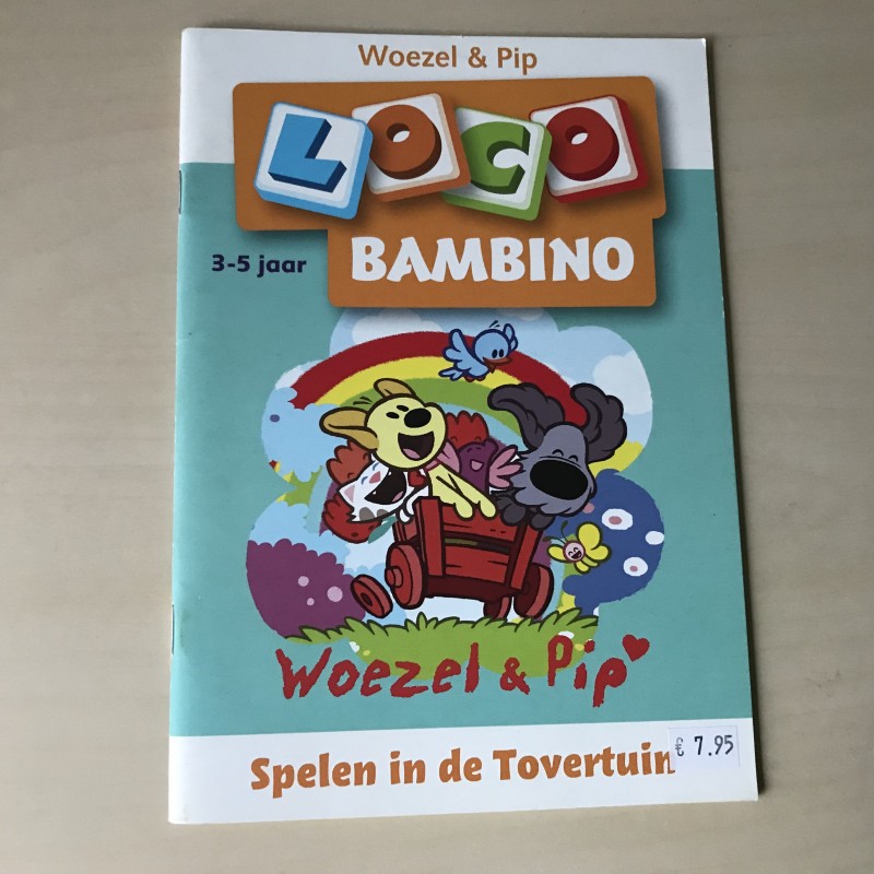 Bambino Loco boekje : Woezel en Pip. Spelen in de tovertuin. Leeftijd 3-5 jaar.