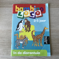 Bambino Loco boekje : In de dierentuin. Leeftijd 3-5 jaar.