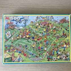 Jan van Haasteren : Voetbal, goal . 500 stukjes.