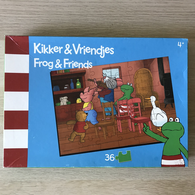 Kikker en vriendjes : Puzzel. 36 stukjes