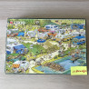 -1 stukje. Jan van Haasteren : Camping chaos. 1500 stukjes.