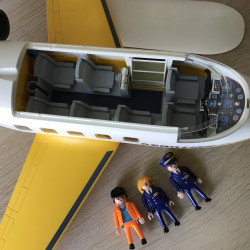Playmobil : Vliegtuig met bemanning. 3185/3352