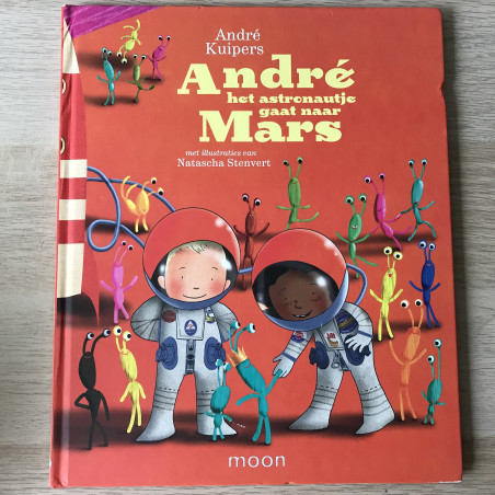 André het astronautje gaat naar mars