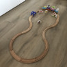 Woezel en Pip : houten treinbaan met extra rails