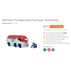Paw Patrol Vrachtwagen.