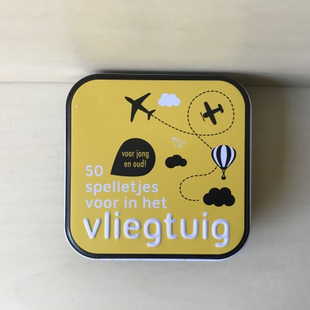 50 spelletjes voor in het vliegtuig voor jong en oud/vakantie