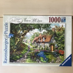 Ravensburger :  Flower Hill Lane. 1000 stukjes