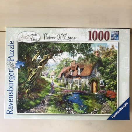 Ravensburger :  Flower Hill Lane. 1000 stukjes