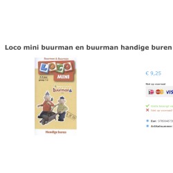 Mini Loco boekje : Buurman & Buurman. Handige buren.  Leeftijd 4-6 jaar.