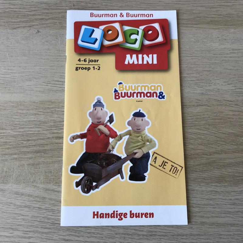 Mini Loco boekje : Buurman & Buurman. Handige buren.  Leeftijd 4-6 jaar.
