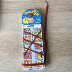 Vragenset met touw/ professor touwtje. Reken maar.