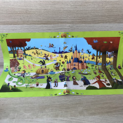 Djeco : Kasteel sprookjes zoekpuzzel 54 stukjes.