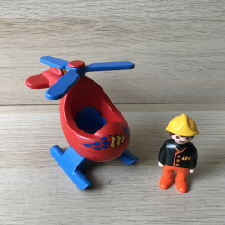 123 Playmobil : Brandweer Helikopter