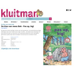 Leren lezen met Kluitman. Pas op, big!