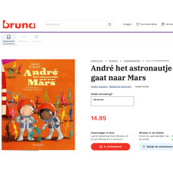 André het astronautje op zoek naar Laika