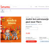 André het astronautje op zoek naar Laika