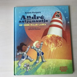 André het astronautje op zoek naar Laika
