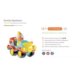 Bumba : kunststof Auto.