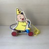 Bumba : Houten Trekfiguur.