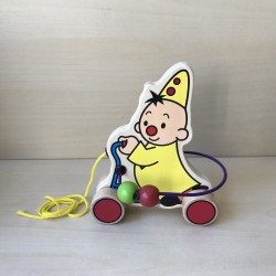 Bumba : Houten Trekfiguur.