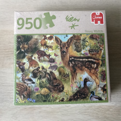 Rien Poortvliet  : Nieuw. Jonge dieren in het wild. 950 stukjes