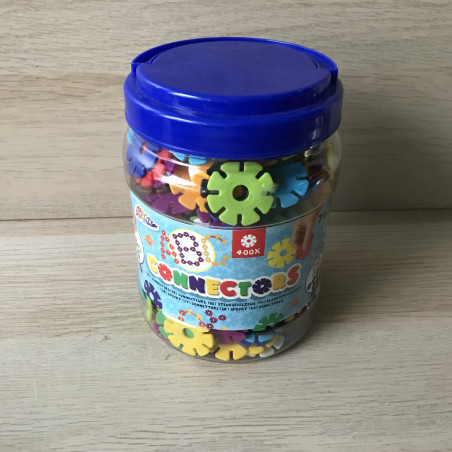 Bus met 400 connectors, bloemetjes