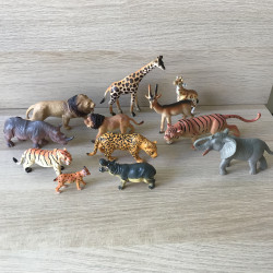 12 wilde dieren.