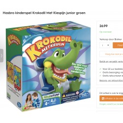Krokodil met kiespijn