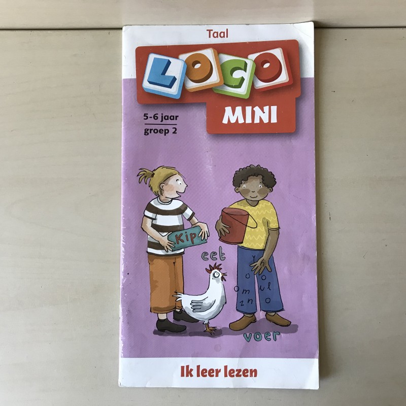 Mini Loco boekje : Ik leer lezen. Taal en lezen 3. Leeftijd 5-6 jaar