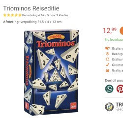 Triominos : Reisspel / reisversie