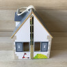 Janod : Houten meeneem poppenhuis / school